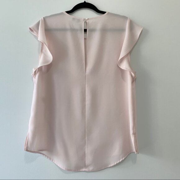 Aritzia Babaton Chaplin Flutter Sleeve Blouse - Picture 3 of 12